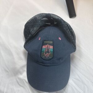 Magellan Navy Blue With Logo Baseball Cap Preowned